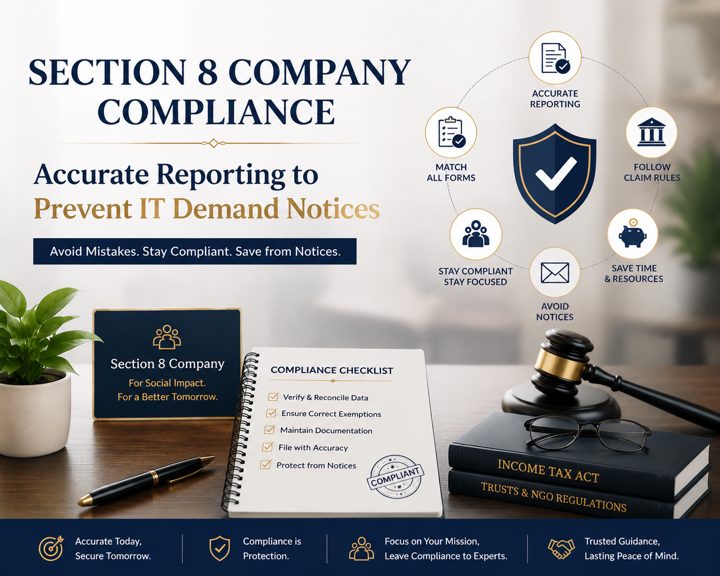 Section 8 Company Compliance: Accurate Reporting To Prevent IT Demand Notices