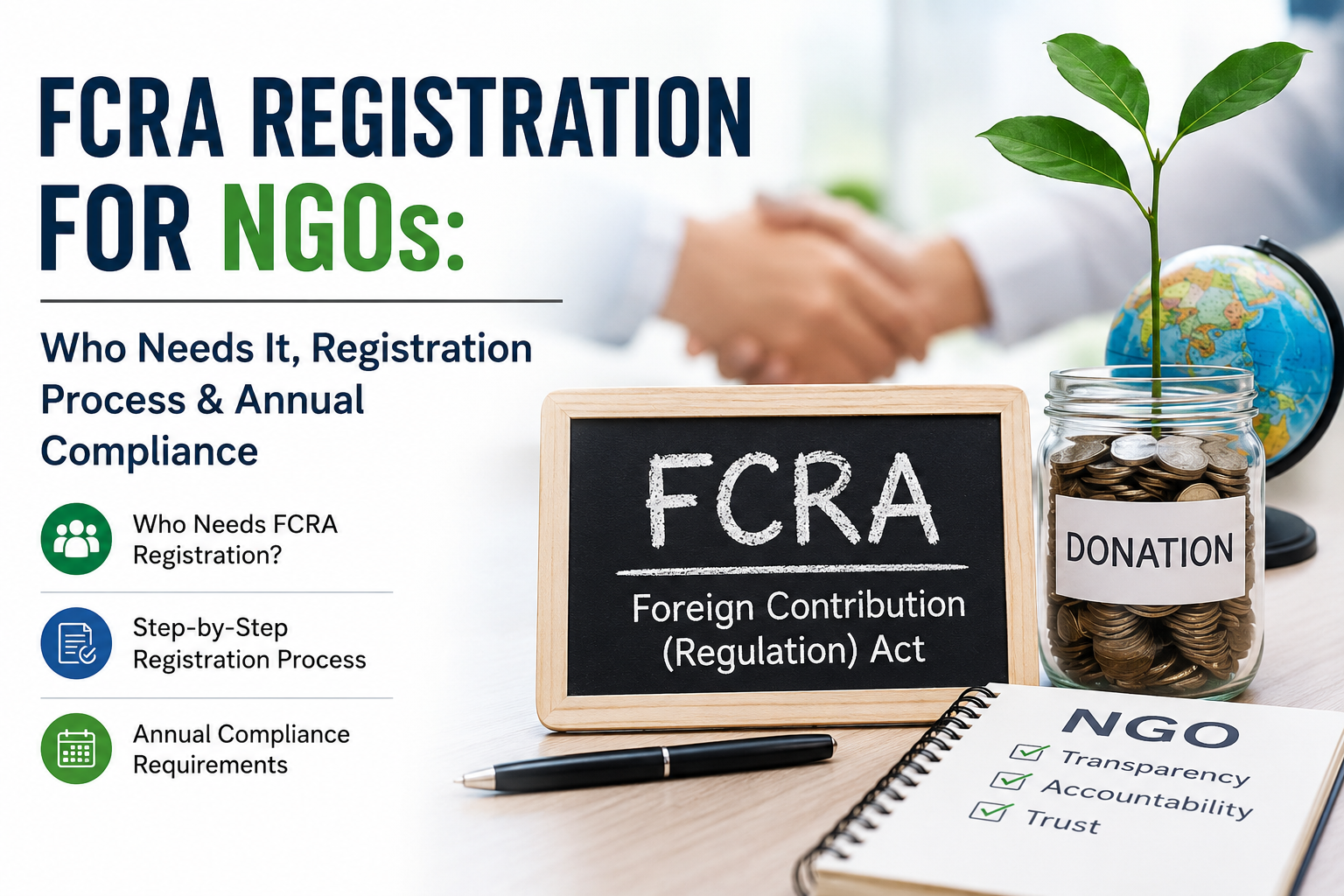 FCRA Registration For NGOs: Who Needs It, Registration Process & Annual Compliance