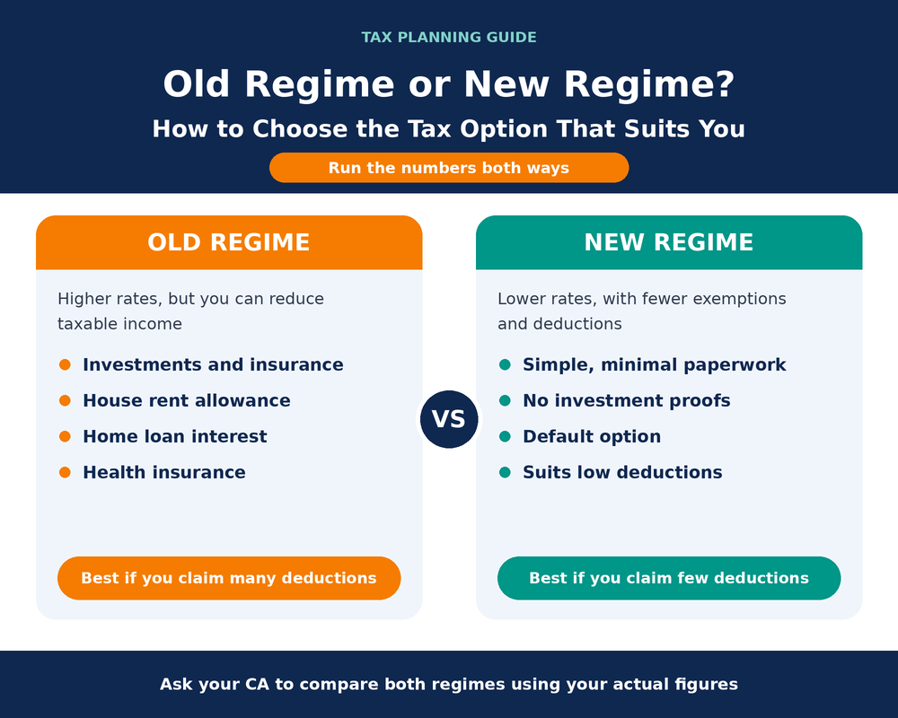Old Regime Or New Regime? How To Choose The Tax Option That Suits You